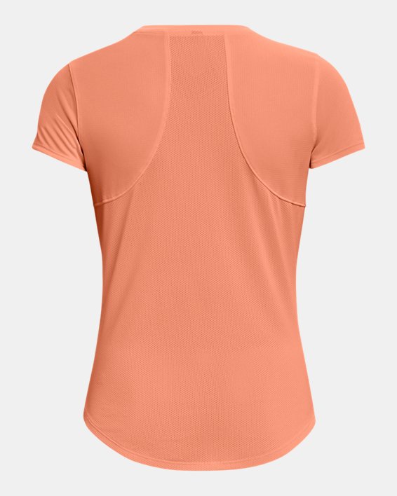 Women's UA Speed Stride Graphic Short Sleeve in Orange image number 5